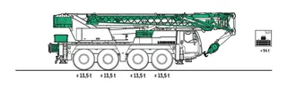 Vorschaubild 1 einer Mietmaschine vom Typ mobiele kraan 70 ton | Liebherr LTM 1070 4.2