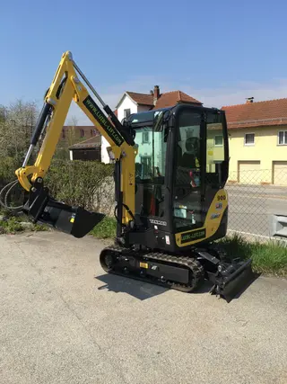 Vorschaubild 2 einer Mietmaschine vom Typ 1.8 ton mini graafmachine | Yanmar SV18