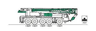 Vorschaubild 4 einer Mietmaschine vom Typ mobiele kraan van 150 ton | Liebherr LTM 1150 5.3