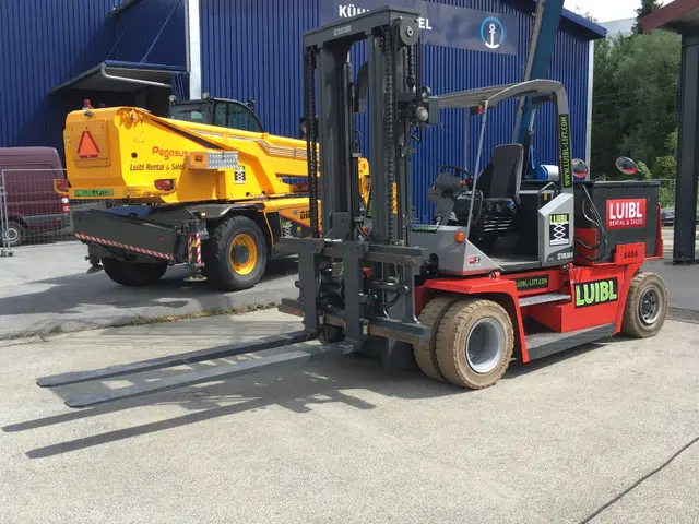 Bild 1 einer Mietmaschine vom Typ 8 ton elektrische | Kalmar ECF 80-9 3450 mm